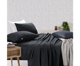 ELAN LINEN 500TC 100% EGYPTIAN COTTON SHEET SET - CHARCOAL KING