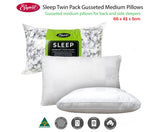 EASYREST TWIN PACK MEDIUM LOFT FIBRE FILL PILLOWS