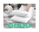 GISELLE BEDDING 4 PACK FIBRE FILL PILLOWS