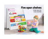 KEEZI 5 TIERS KIDS BOOKSHELF MAGAZINE RACK