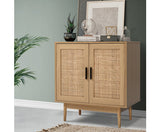 ARTISS RATTAN BUFFET SIDEBOARD CABINET