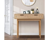 ARTISS RATTAN CONSOLE TABLE DRAWER