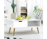 SCANDI PINE WOOD 100CM COFFEE TABLE