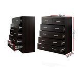 TYRON 6 DRAWER TALLBOY