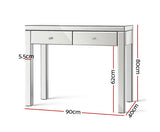 ARTISS MIRRORED DRESSING CONSOLE HALLWAY TABLE