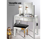 ARTISS MIRRORED DRESSING CONSOLE HALLWAY TABLE