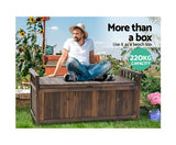 GARDEON OUTDOOR STORAGE BOX WOODEN BENCH CHEST