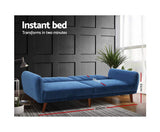 ARTISS SOFA BED LOUNGE 3 SEATER FUTON COUCH