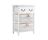 ALCOTT COASTAL WICKER STORAGE UNIT