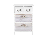 ALCOTT COASTAL WICKER STORAGE UNIT