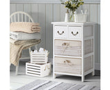 ALCOTT COASTAL WICKER STORAGE UNIT