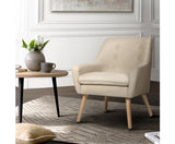 ARTISS FABRIC DINING ARMCHAIR - BEIGE