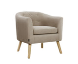 ADORA ARMCHAIR SINGLE ACCENT-BEIGE