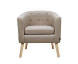 ADORA ARMCHAIR SINGLE ACCENT-BEIGE