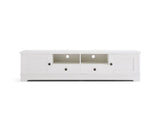 MARGAUX WHITE COASTAL STYLE 180CMS ENTERTAINMENT UNIT