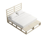 INDUSTRIAL COASTAL PALLET BED FRAME BED BASE KING SINGLE