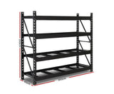 GIANTZ 2M WAREHOUSE RACKING SHELVING HEAVY DUTY