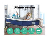 COOL GEL 7 ZONE EUROTOP MATTRESS - DOUBLE