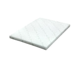 GISELLE 8CM MEMORY FOAM COOL GEL BAMBOO MATTRESS TOPPER