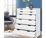 ALEX 6 DRAWER TALLBOY