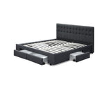 AVIO FABRIC STORAGE BED - KING