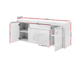 ARTISS HIGH GLOSS STORAGE BUFFET CABINET