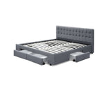 AVIO FABRIC STORAGE BED - KING