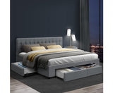 AVIO FABRIC STORAGE BED - KING