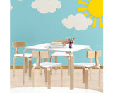 KEEZI 5PCE KIDS TABLE AND CHAIRS SET