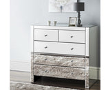 MIRRORED 5 DRAWER TALLBOY