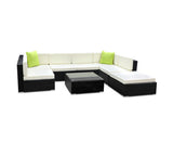 GARDEON 8PCE PATIO POOL LOUNGE SETTING