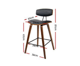 BENTWOOD CRAFTED SET OF FOUR BAR STOOLS