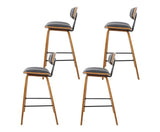 BENTWOOD CRAFTED SET OF FOUR BAR STOOLS