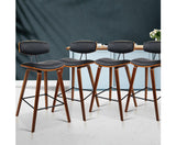 BENTWOOD CRAFTED SET OF FOUR BAR STOOLS