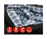 WEISSHORN DOUBLE -10-15 DEGREES THERMAL SLEEPING BAG - BLACK