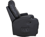 PALERMO REMOTE CONTROL SWIVEL 8 POINT HEATED MASSAGE CHAIR