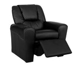 KEEZI KIDS LAZY LUX RECLINER - BLACK