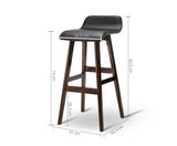 BRENTWOOD CRAFTED SET OF TWO BAR STOOLS