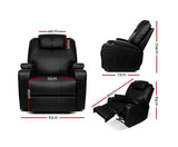 ARTISS ELECTRIC SWIVEL HEATED MASSAGE RECLINING LOUNGE CHAIR