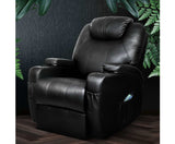 ARTISS ELECTRIC SWIVEL HEATED MASSAGE RECLINING LOUNGE CHAIR