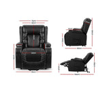 ARTISS RECLINING HEATED ELECTRIC LIFT MASSAGE CHAIR