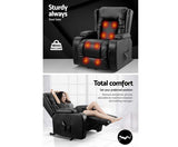 ARTISS RECLINING HEATED ELECTRIC LIFT MASSAGE CHAIR