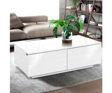 ARTISS HIGH GLOSS STORAGE COFFEE TABLE