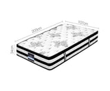 ALGARVE 5 ZONE EURO TOP MATTRESS - KING SINGLE