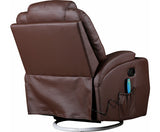 PALERMO REMOTE CONTROL SWIVEL 8 POINT HEATED MASSAGE CHAIR