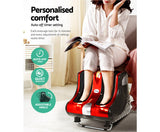 LIVEMOR SHIATSU FOOT ANKLE CALF CIRCULATION MASSAGER - RED