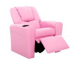 KEEZI KIDS LAZY LUX RECLINER - PINK