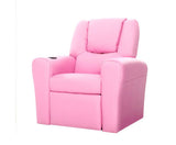 KEEZI KIDS LAZY LUX RECLINER - PINK