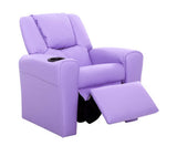 KEEZI KIDS LAZY LUX RECLINER - PURPLE