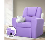 KEEZI KIDS LAZY LUX RECLINER - PURPLE